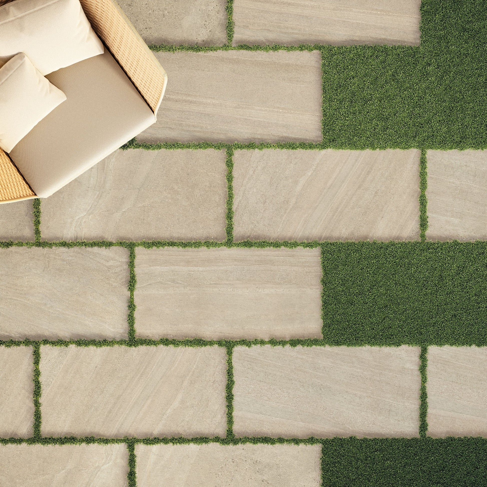 Venkovní dlažba Danimarca 60×60 cm – přírodní béžový efekt skladem