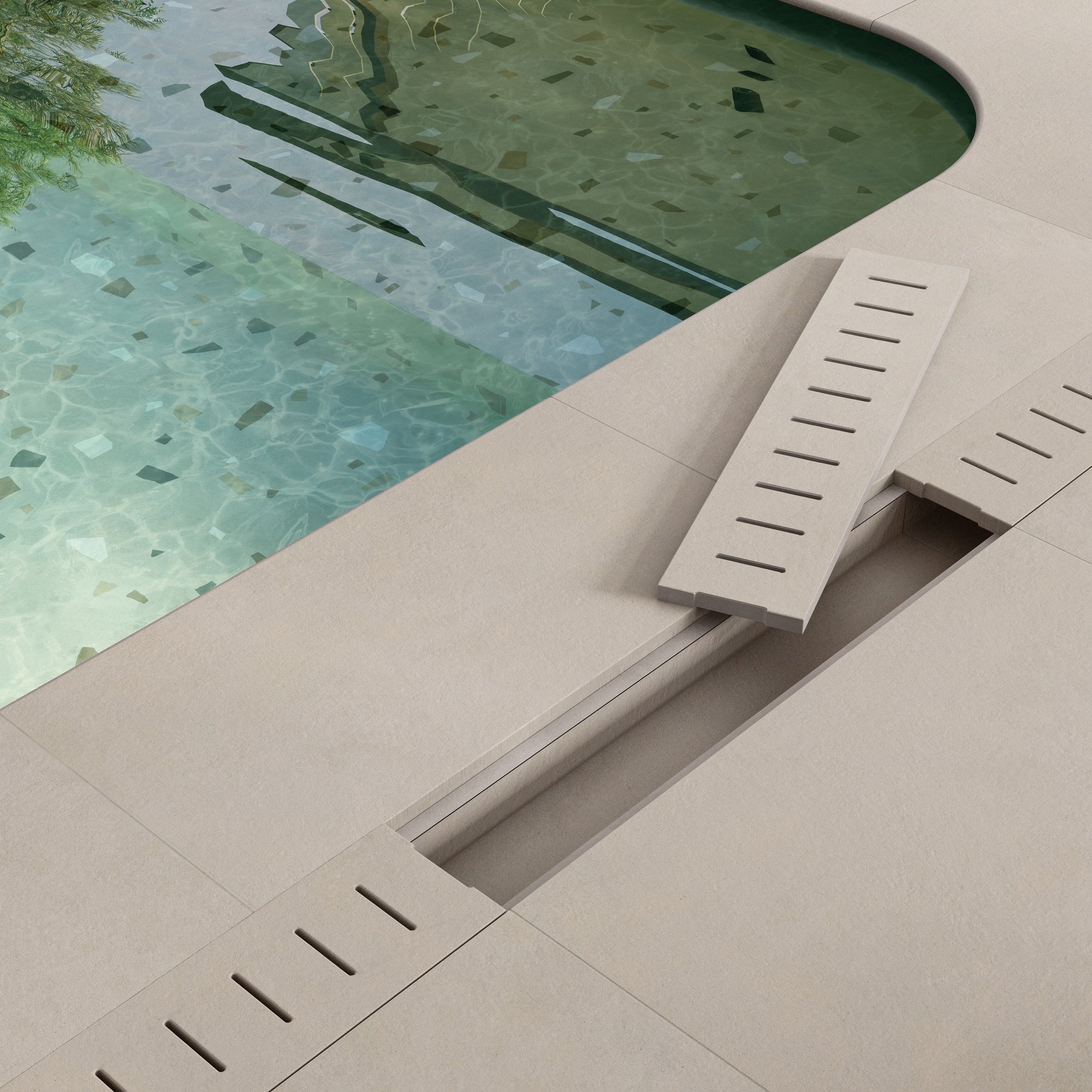 Protiskluzná dlažba Grigio R11 – bezpečná pro terasy a bazény