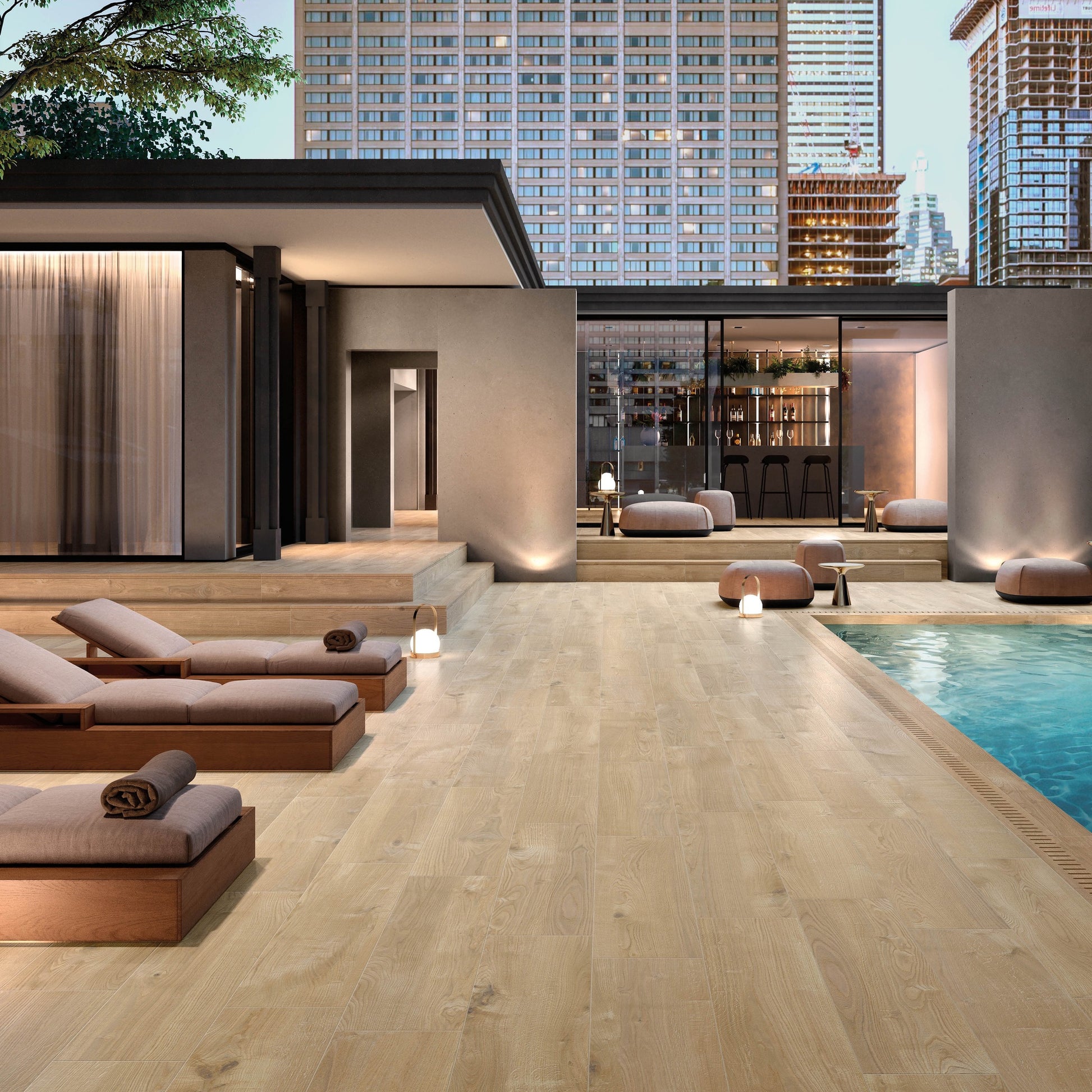 Dlažba Rovere Naturel 2 cm – ideální pro terasy a bazény