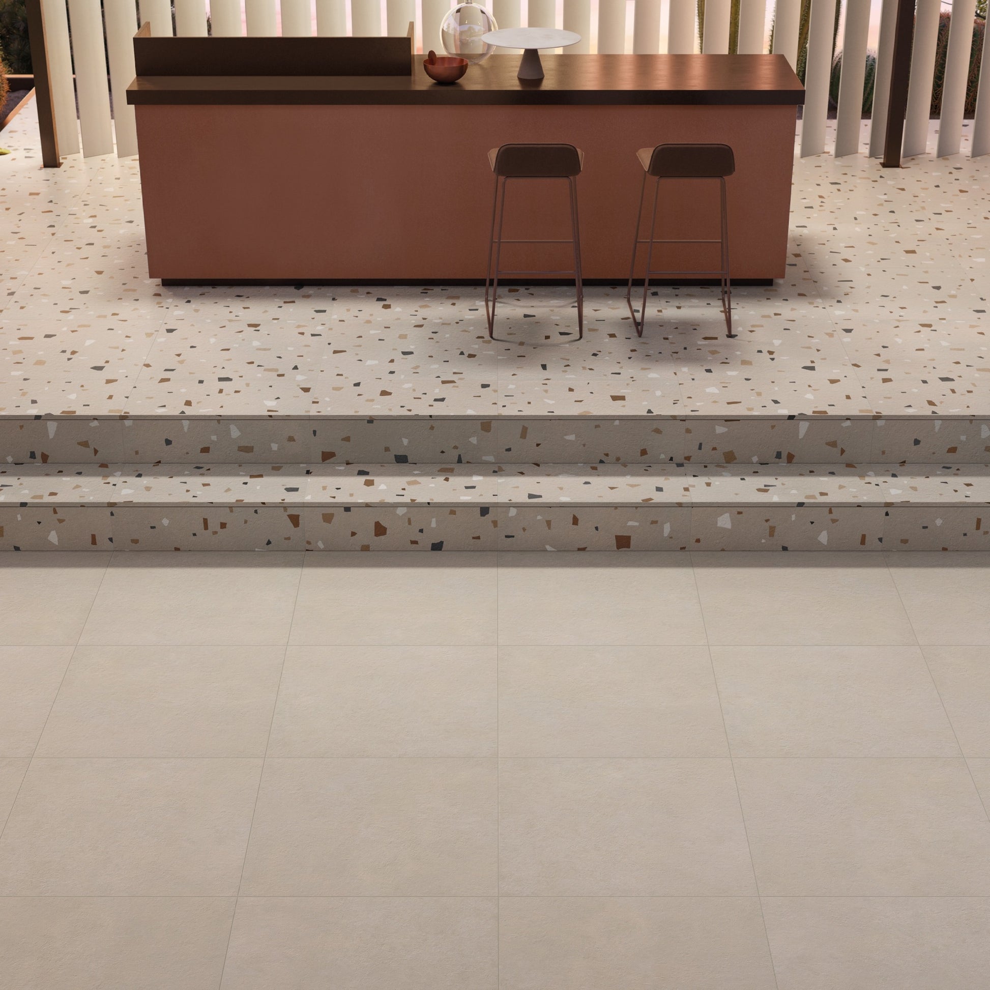 Italgraniti Grigio 80×80 cm – moderní šedý formát venkovní dlažby