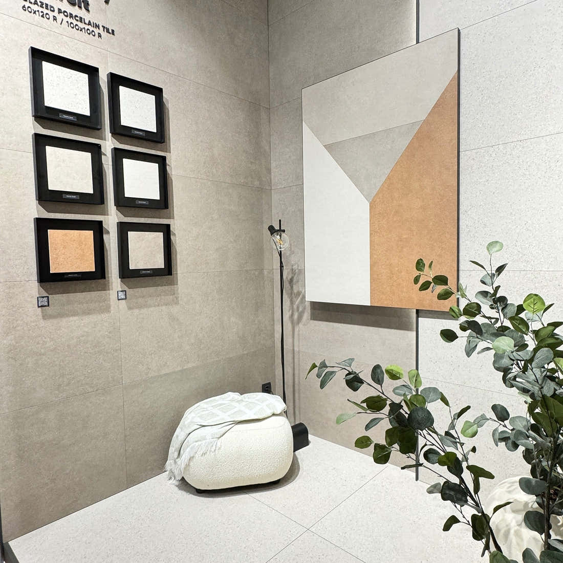 Keramická dlažba KTL Columbia – mikrocementový design v moderním interiéru