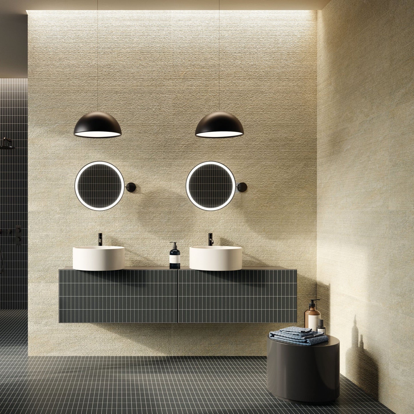 Porcelánová venkovní dlažba Origins Beige – terasa v béžovém odstínu 60×120