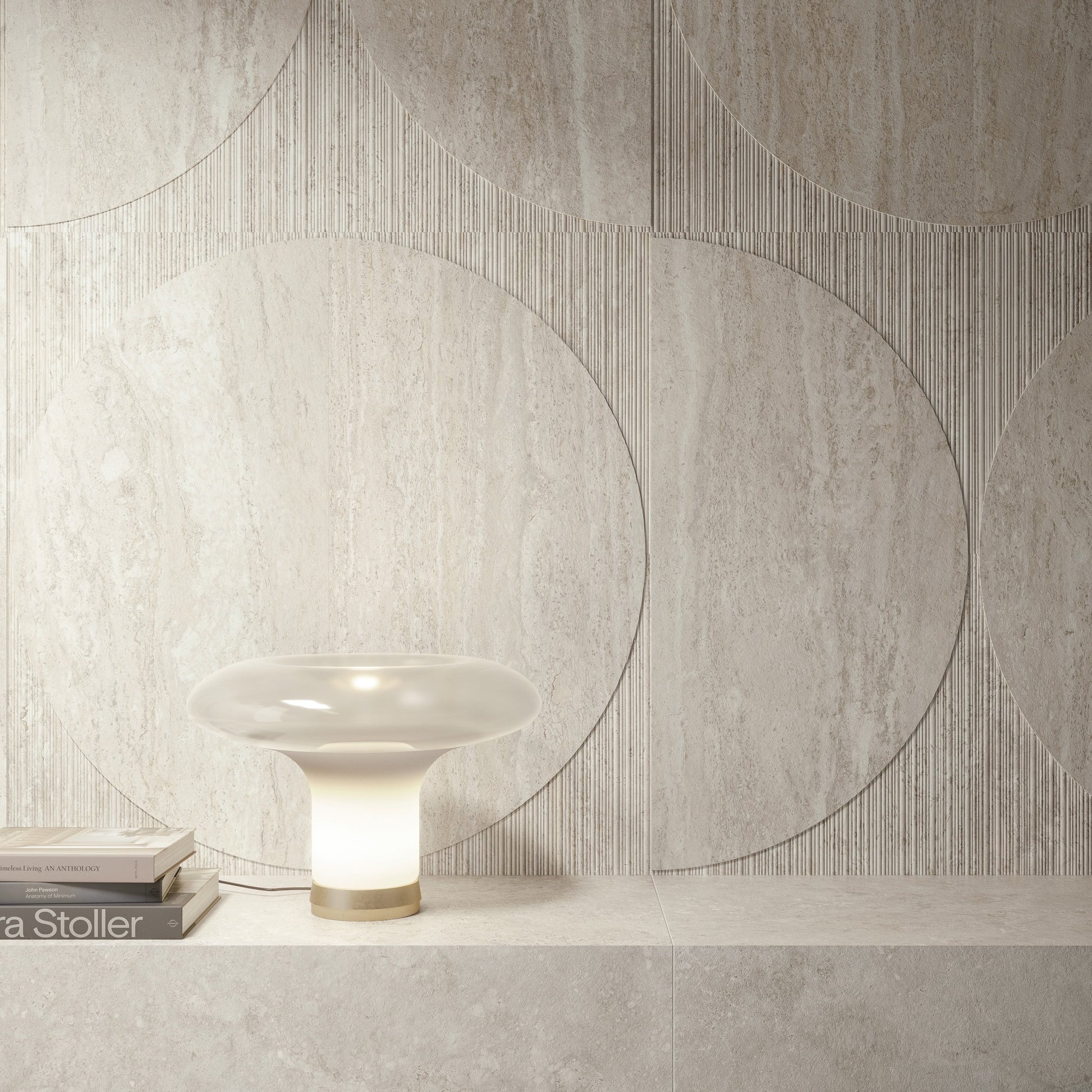 Decoro Radio 3D Grigio – geometrický 3D efekt
