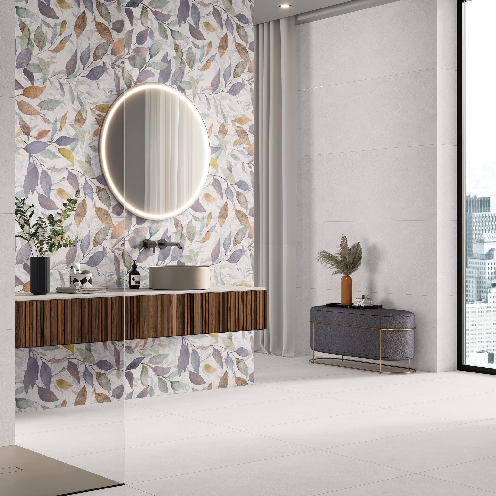 CleoTiles Folige – velkoformátová porcelánová dlažba 60,5×121 cm s matným povrchem