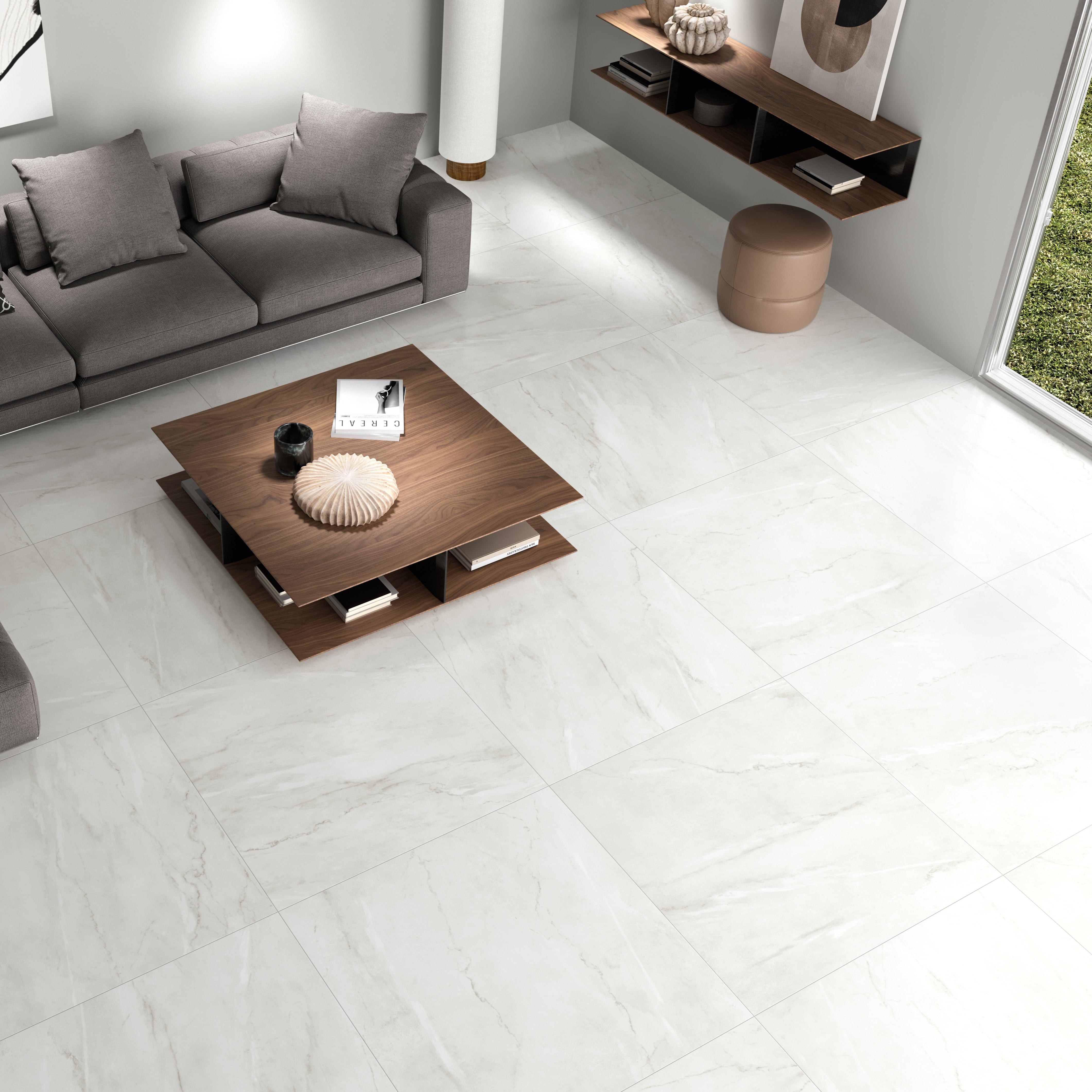 světle-šedá-porcelánová-dlažba-mramorový-efekt-dlažby-net