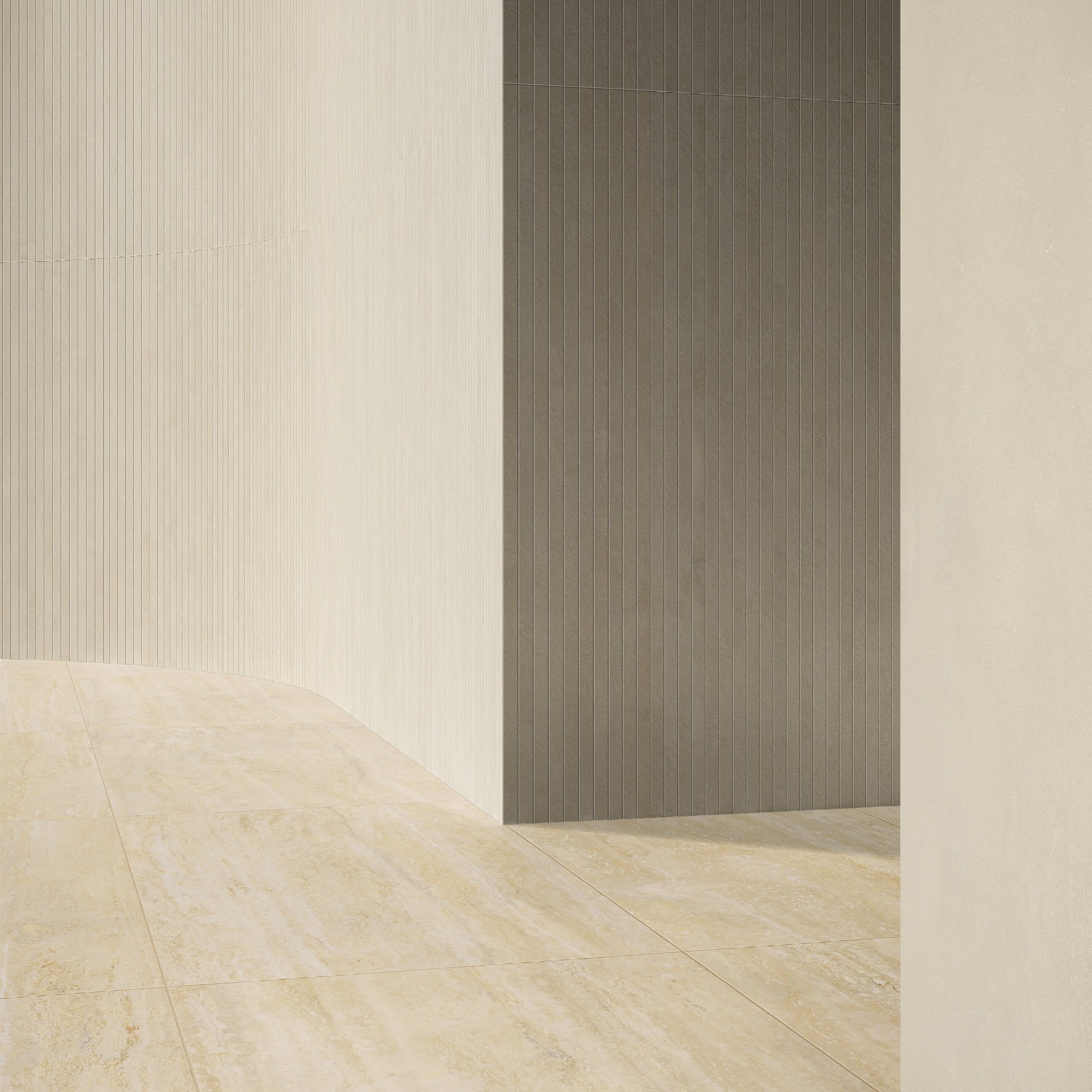 Detail hrany Beige 9 mm – realistický povrch RealUp