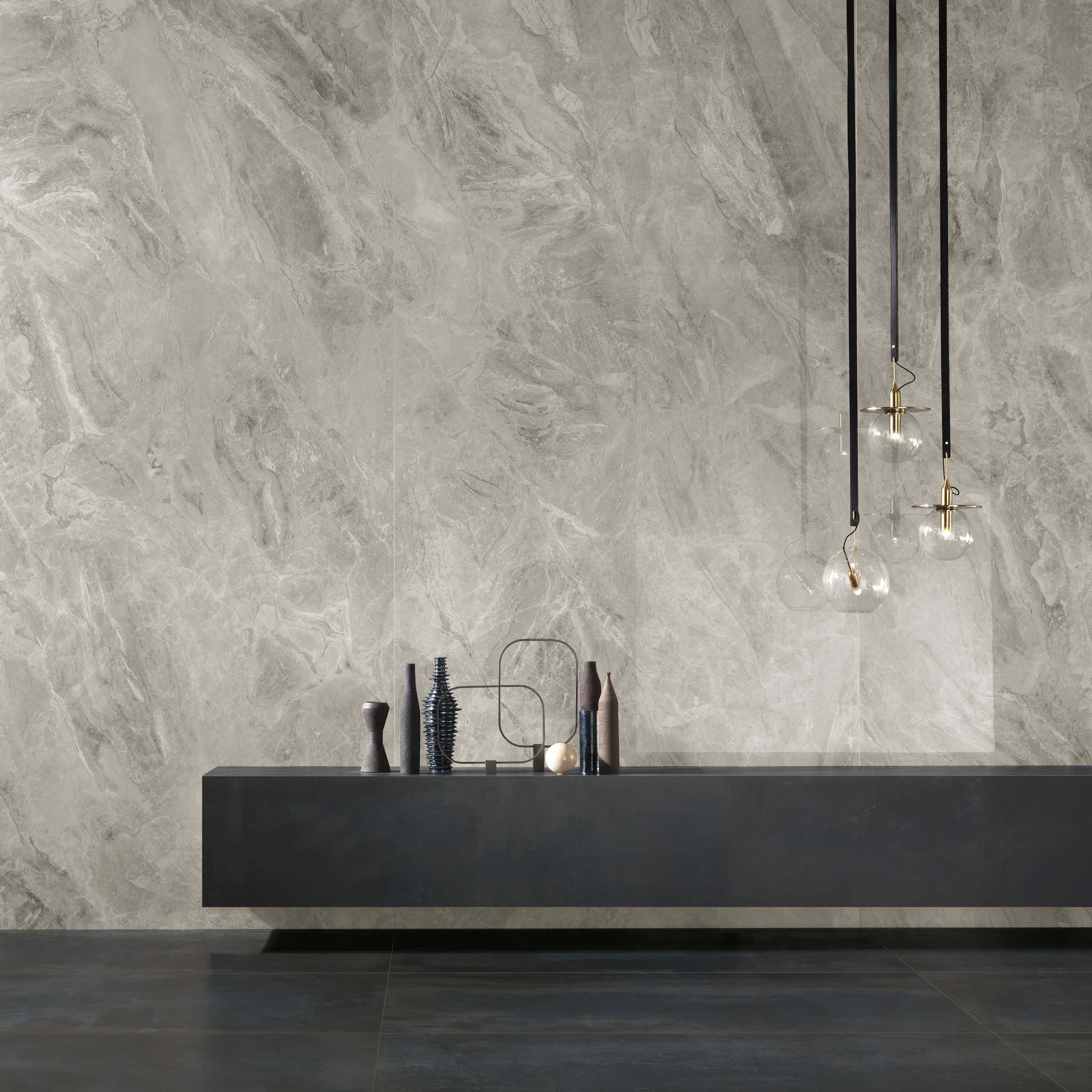 Porcelánová dlažba Orobico Grey – šedý mramorový vzhled do interiéru