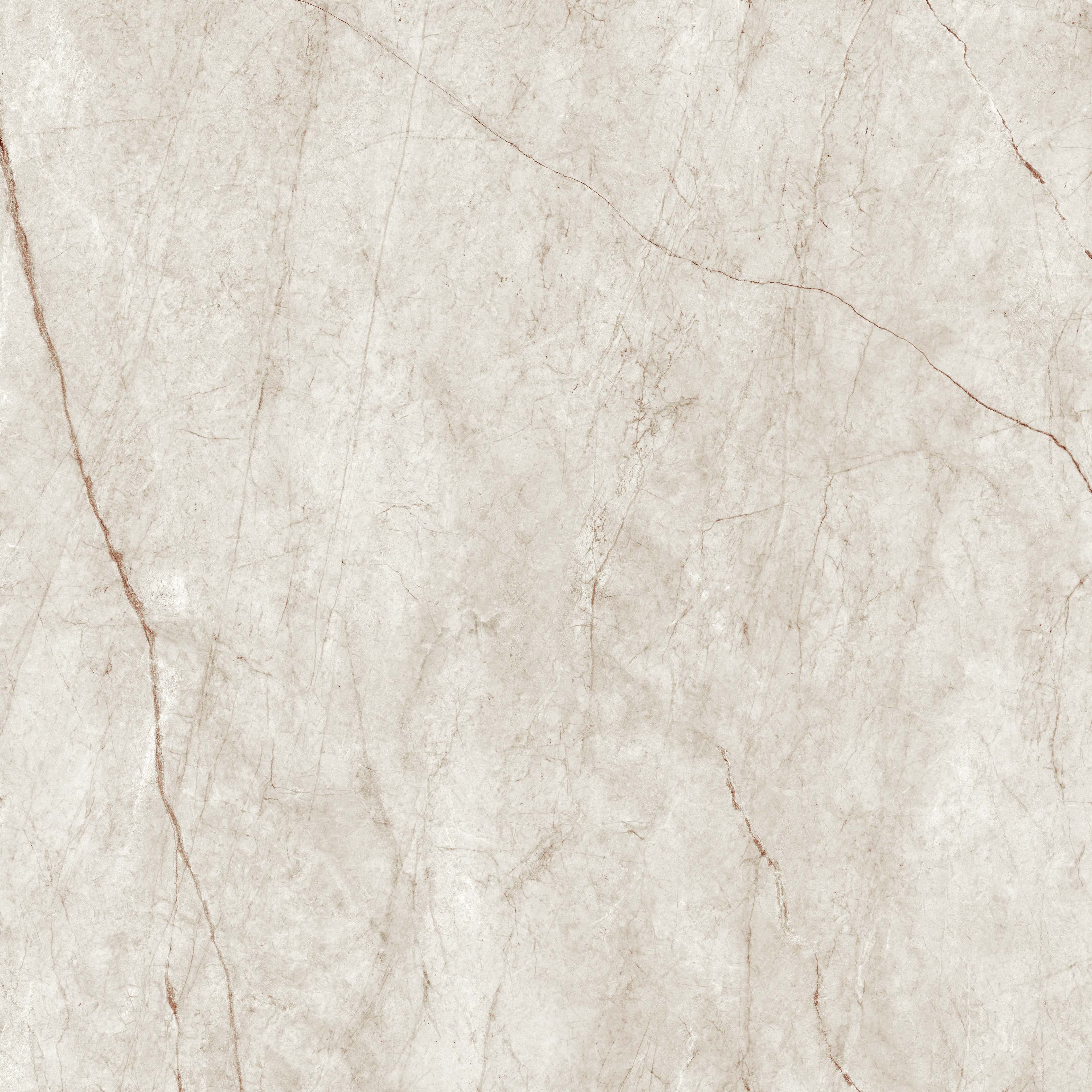 Detail na porcelánovou keramickou dlažbu ze Španělska v teplé béžové barvě s jemným hnědým žilkováním ve formátu 60x60cm od dlažby.net