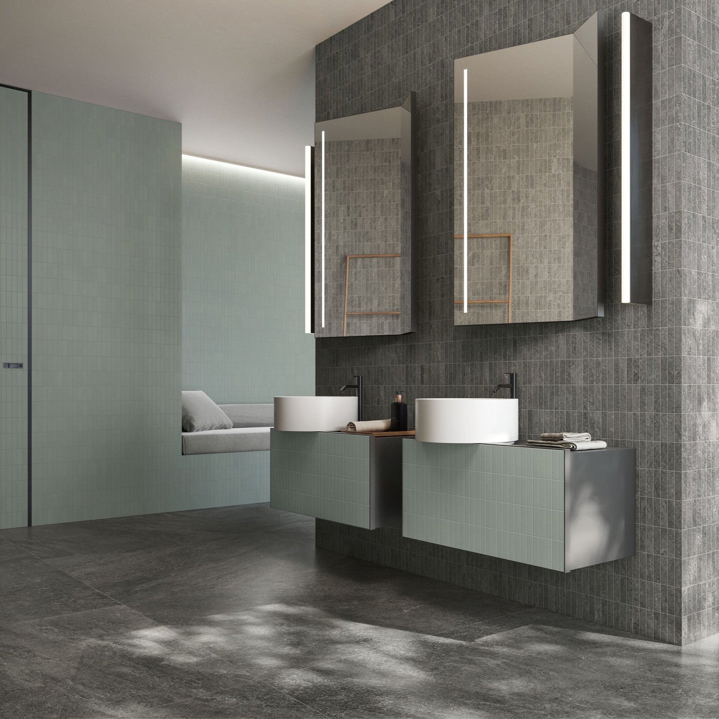 Porcelánová dlažba na terasu Origins Dark 60×120 – antracitový vzhled