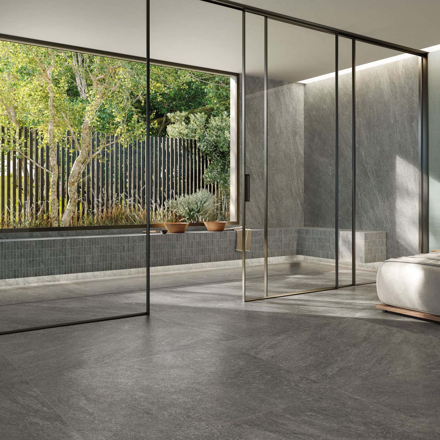 Venkovní porcelánová dlažba Origins Dark 80×80 2 cm – populární v Česku