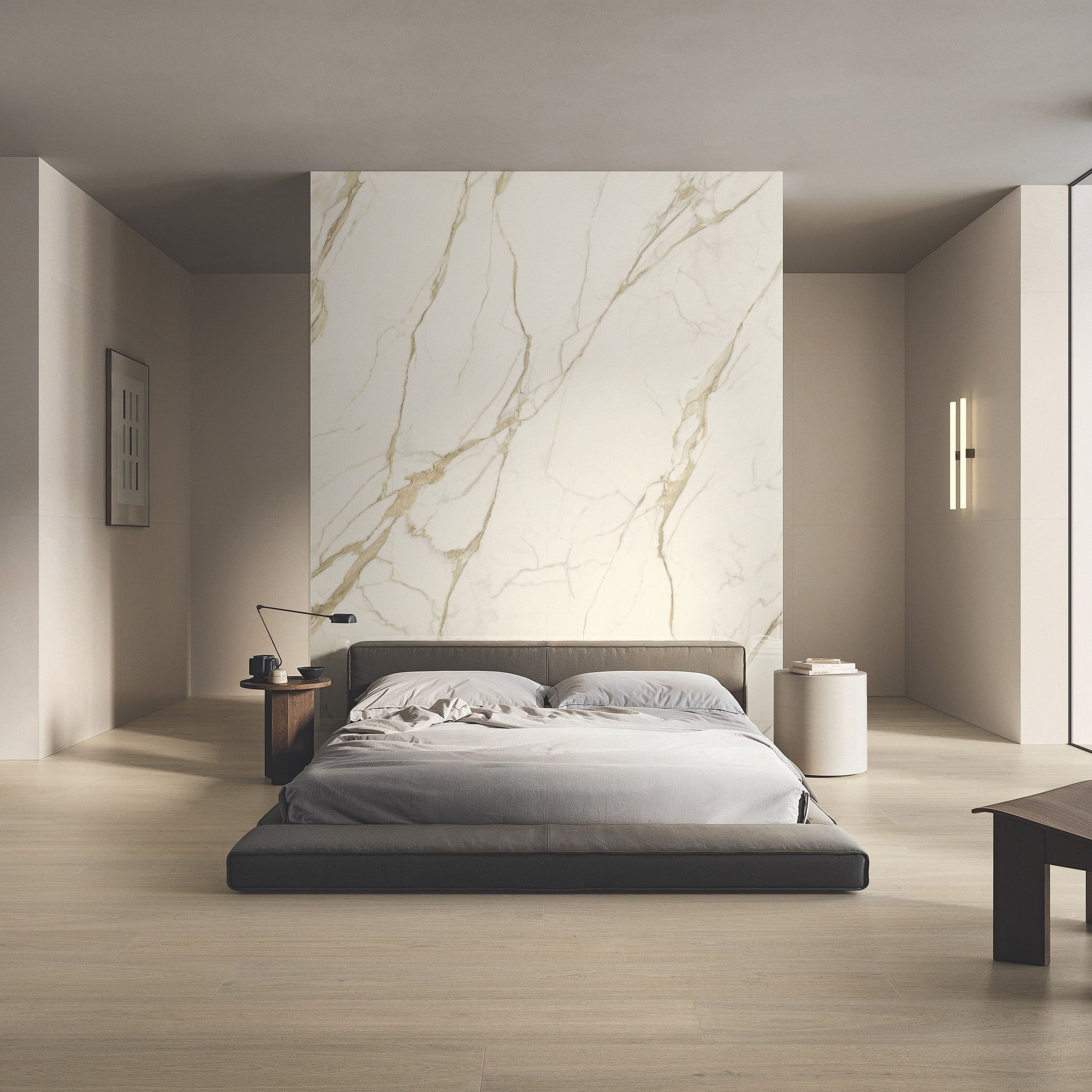 Porcelán Calacatta Extra – odolný materiál s mramorovým dekorem