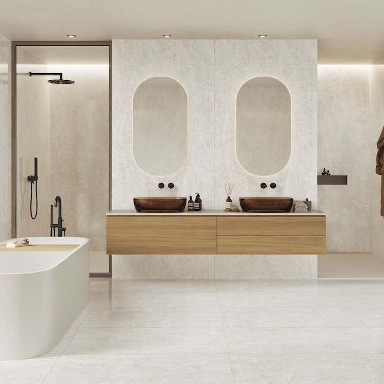 Bílá mramorová dlažba Palace Bianco 60x120 cm lesk – luxusní velkoformát do obýváku i koupelny