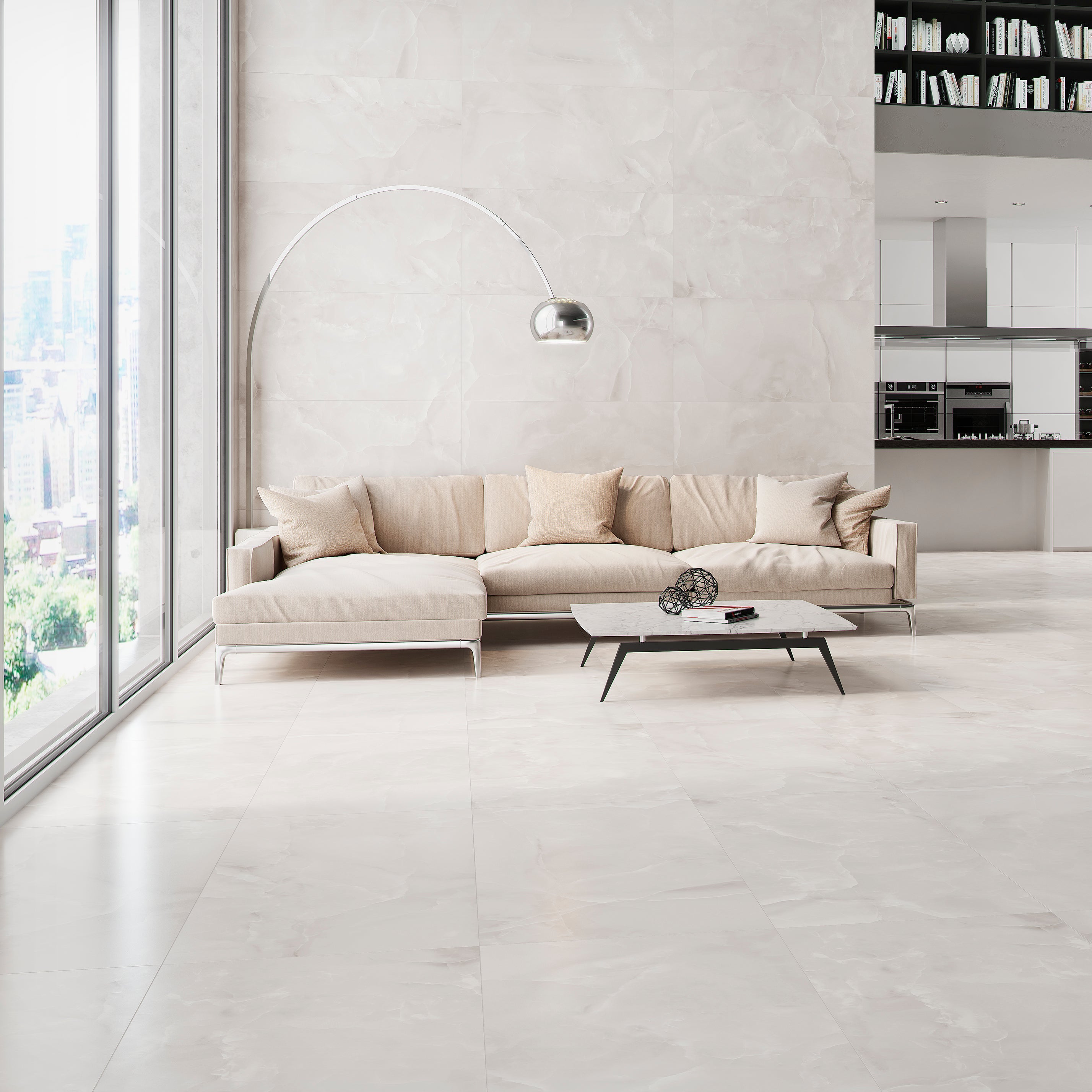 Porcelánová dlažba KTL Baikal Beige 60×120 satinato – béžový přírodní design