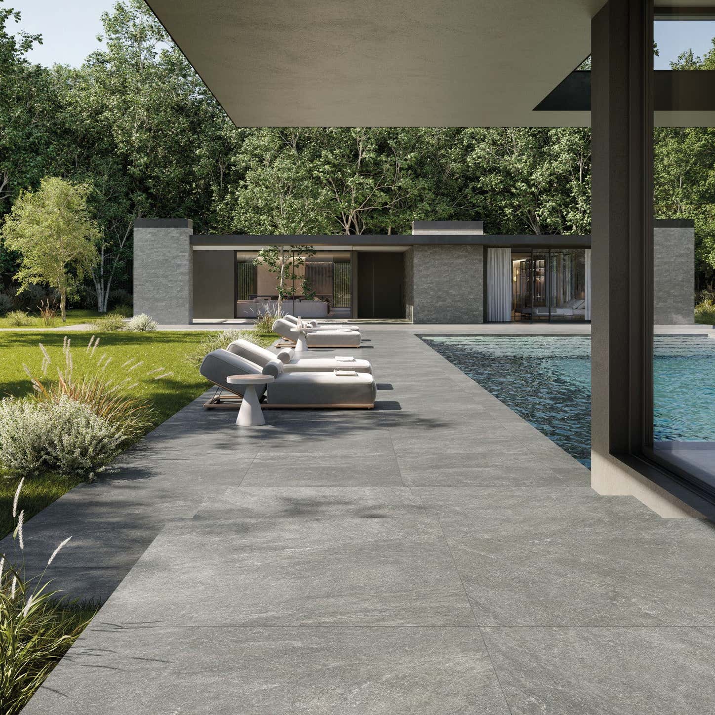 Venkovní porcelánová dlažba Origins Silver 80×80 2 cm – oblíbený formát v Česku