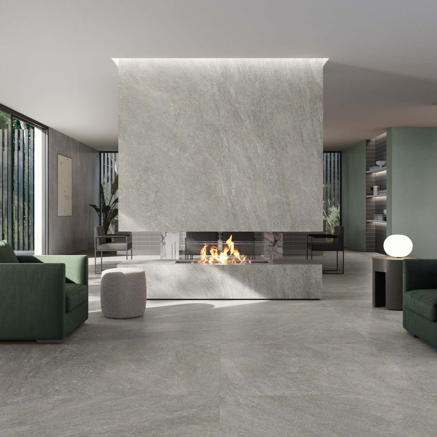 Matná porcelánová dlažba Origins Silver – luxusní vzhled interiéru od dlažby.net