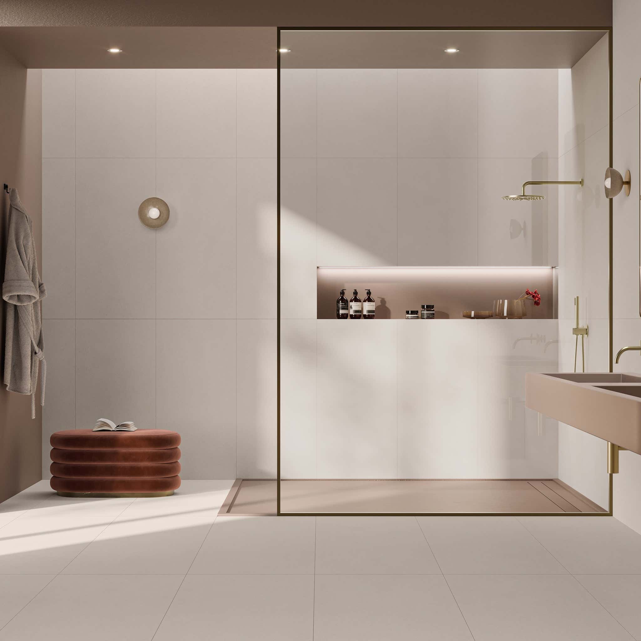 Porcelánová dlažba Ford Ivory – ideální pro světlou koupelnu či obývací prostor