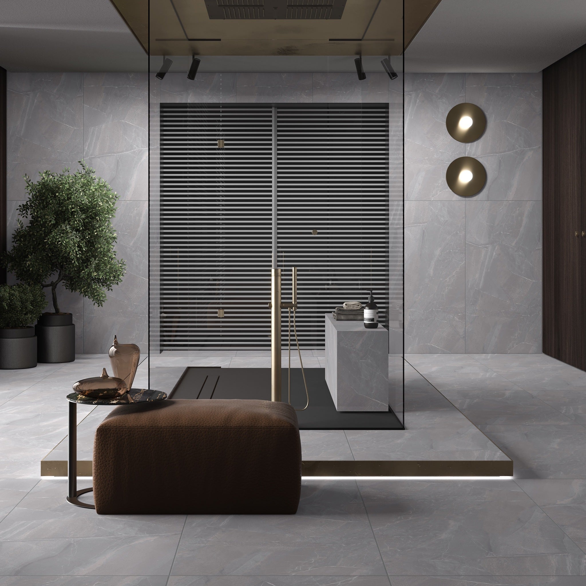 Porcelánová dlažba Ronda Grey – nízká nasákavost a matný povrch pro moderní interiér