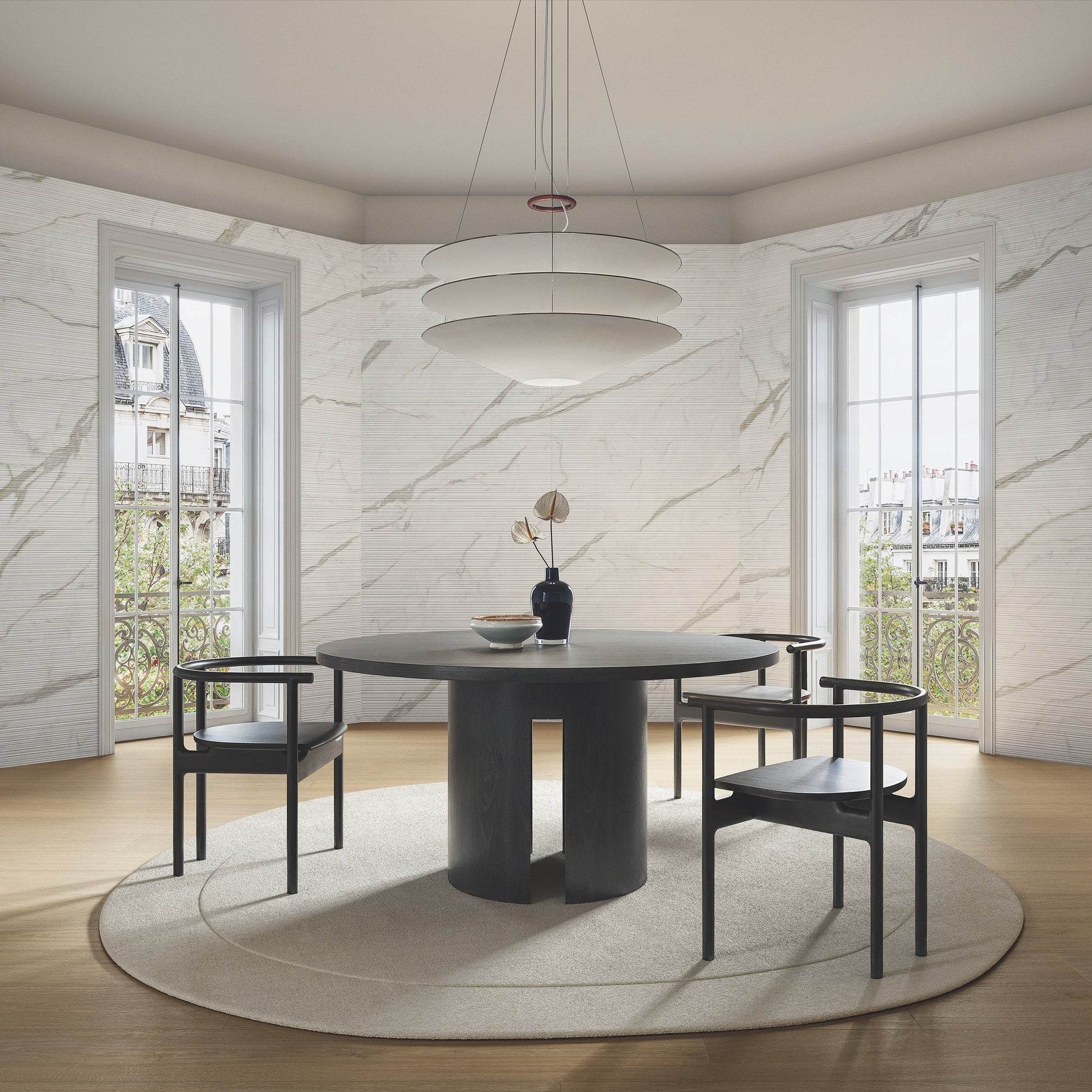dlažba Calacatta Top Stripe – smyslný dekor pro moderní design