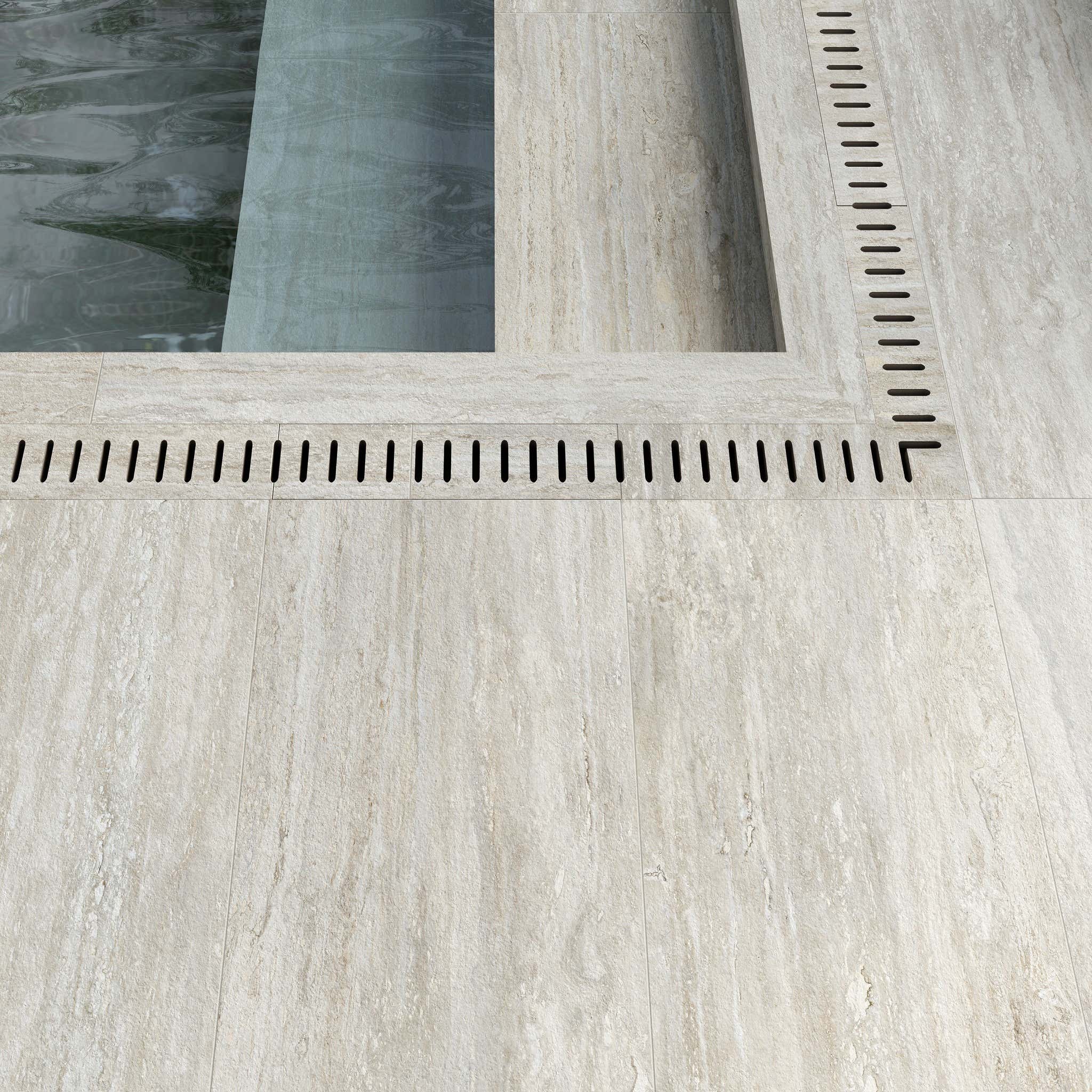 Okolí bazénu – Grigio 20 mm protiskluzná dlažba R11 od dlažby.net